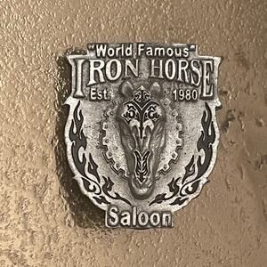 RARE 2006 Harley-Davidson World Famous Iron Horse Saloon “Lady Hawk” Signed Pin